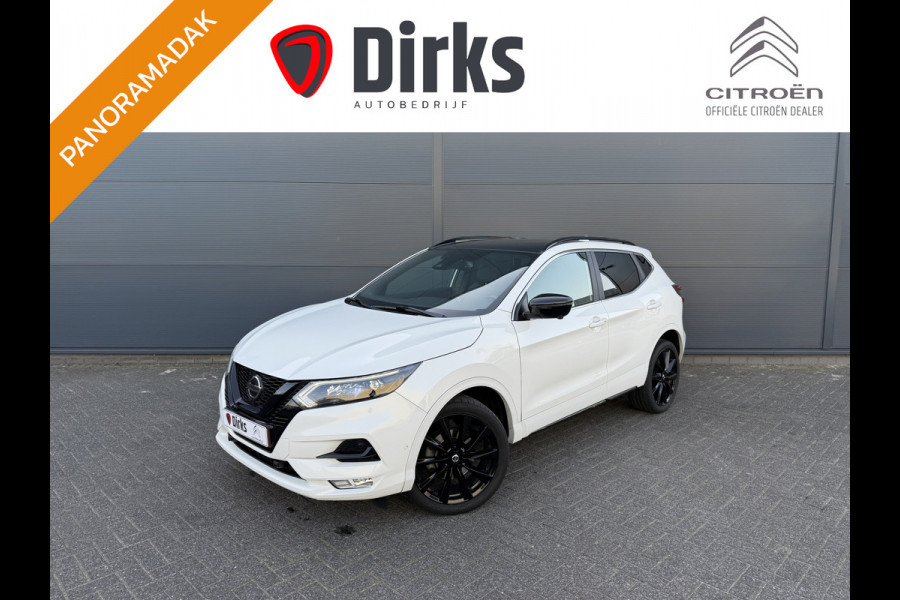 Nissan QASHQAI 160pk N-Tec (Trekhaak - Panoramadak - 360gr Camera - Parkeersensoren V+A - Keyless Entry - LED - 19"Zwart)