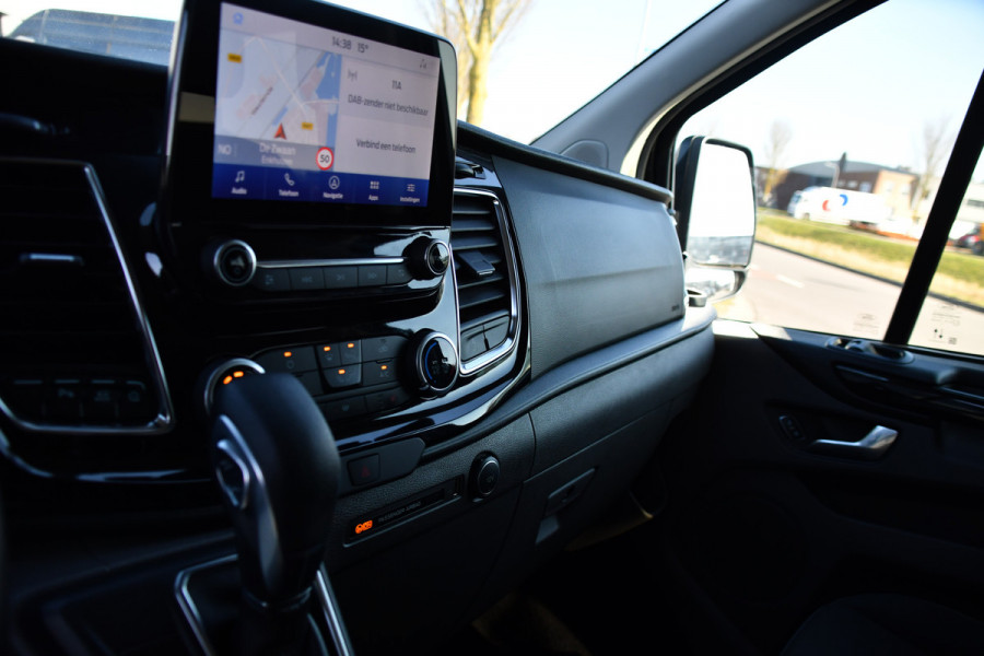 Ford Transit Custom 320 2.0 TDCI L2H1 Limited DC Black Edition Camera, Cruise, Carplay, 130pk, Stoelverwarming, 2 x Schuifdeur, Trekhaak, Multimedia, Automaat, Uniek!