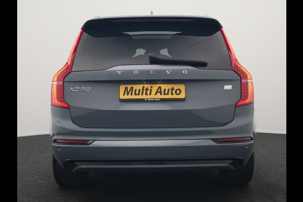 Volvo XC90 T8 Recharge AWD Ultimate Dark 7 Persoons LONG RANGE Plug In Hybrid 455pk Dealer O.H. PHEV | Trekhaak Af Fabriek | Panodak | Luchtvering |  Adaptive Cruise | Head Up | 360 Camera | Harman / Kardon | Lederen Sportstoelen Memory & Verwarmd | 22"L.M | Stuur Verwarmd | Keyless |