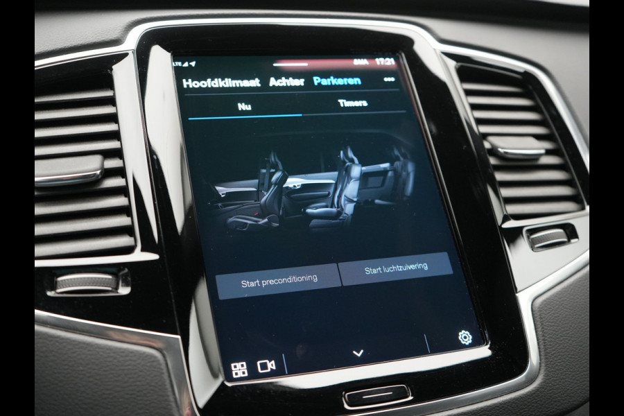 Volvo XC90 T8 Recharge AWD Ultimate Dark 7 Persoons LONG RANGE Plug In Hybrid 455pk Dealer O.H. PHEV | Trekhaak Af Fabriek | Panodak | Luchtvering |  Adaptive Cruise | Head Up | 360 Camera | Harman / Kardon | Lederen Sportstoelen Memory & Verwarmd | 22"L.M | Stuur Verwarmd | Keyless |