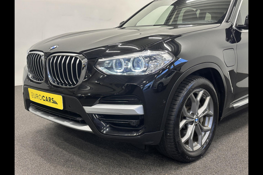 BMW X3 xDrive30e X-Line 292pk Aut. Airco ECC Navi PDC VA + Camera Full LED 19" LM Velgen Elektrische Sportstoelen+Memory Privacy Glass