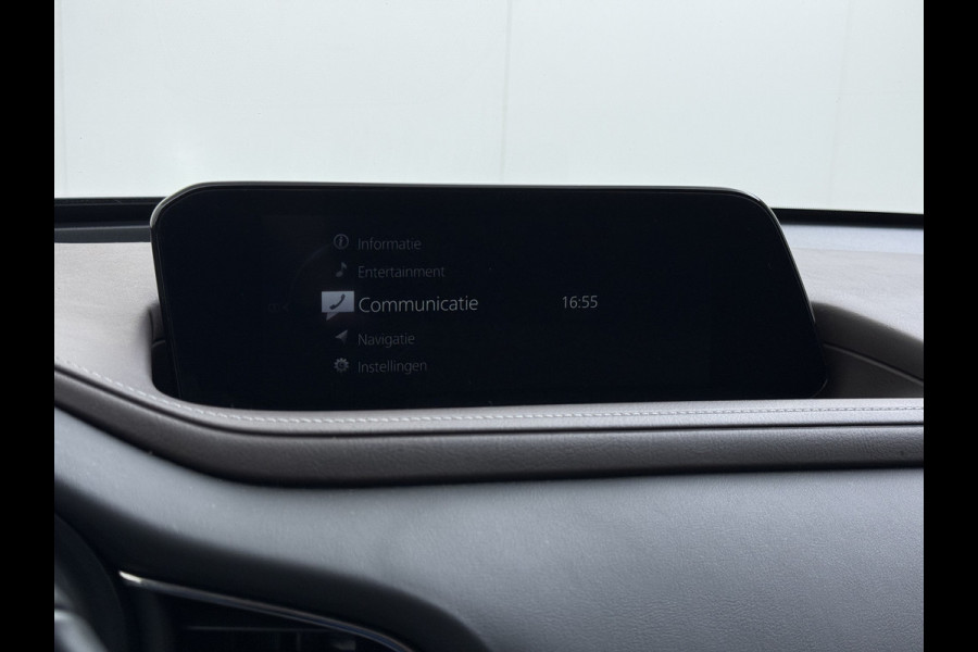 Mazda CX-30 2.0I 187PK Automaat e-Hybrid Luxury Leder Bose®-Audio Adap.Cruise Apple Carplay/Android Auto Navi Ecc Camera Head-Up Display Sky Pdc Elek.Stoel Stoel+Stuurverwarming Elek.Achterklep Dodehoek detector Rijstrooksensor 1e Eigenaar Origineel Nederlandse Auto Zeer compleet!