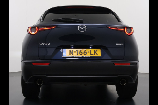 Mazda CX-30 2.0I 187PK Automaat e-Hybrid Luxury Leder Bose®-Audio Adap.Cruise Apple Carplay/Android Auto Navi Ecc Camera Head-Up Display Sky Pdc Elek.Stoel Stoel+Stuurverwarming Elek.Achterklep Dodehoek detector Rijstrooksensor 1e Eigenaar Origineel Nederlandse Auto Zeer compleet!