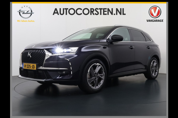 DS 7 Crossback Hybrid 300 4x4 Night Vision Lederen Massagestoelen PanoramaSchuifdak Adap.Cruise FOCAL Electra® Trekhaak Memory 360°Camera Apple Active Scan Suspension Elek.Stoelen+Verwarmd Elek.Achterklep Lane Assist Voorruitverwarming Led Lmv Dodehoek+Grootlicht Assist AWD 1e Eigenaar Origineel Nederlandse Auto Zeer compleet!