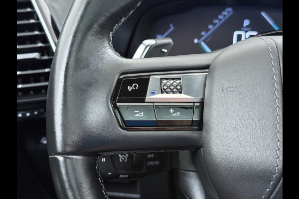DS 7 Crossback Hybrid 300 4x4 Night Vision Lederen Massagestoelen PanoramaSchuifdak Adap.Cruise FOCAL Electra® Trekhaak Memory 360°Camera Apple Active Scan Suspension Elek.Stoelen+Verwarmd Elek.Achterklep Lane Assist Voorruitverwarming Led Lmv Dodehoek+Grootlicht Assist AWD 1e Eigenaar Origineel Nederlandse Auto Zeer compleet!