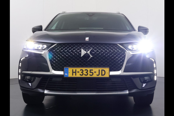 DS 7 Crossback Hybrid 300 4x4 Night Vision Lederen Massagestoelen PanoramaSchuifdak Adap.Cruise FOCAL Electra® Trekhaak Memory 360°Camera Apple Active Scan Suspension Elek.Stoelen+Verwarmd Elek.Achterklep Lane Assist Voorruitverwarming Led Lmv Dodehoek+Grootlicht Assist AWD 1e Eigenaar Origineel Nederlandse Auto Zeer compleet!