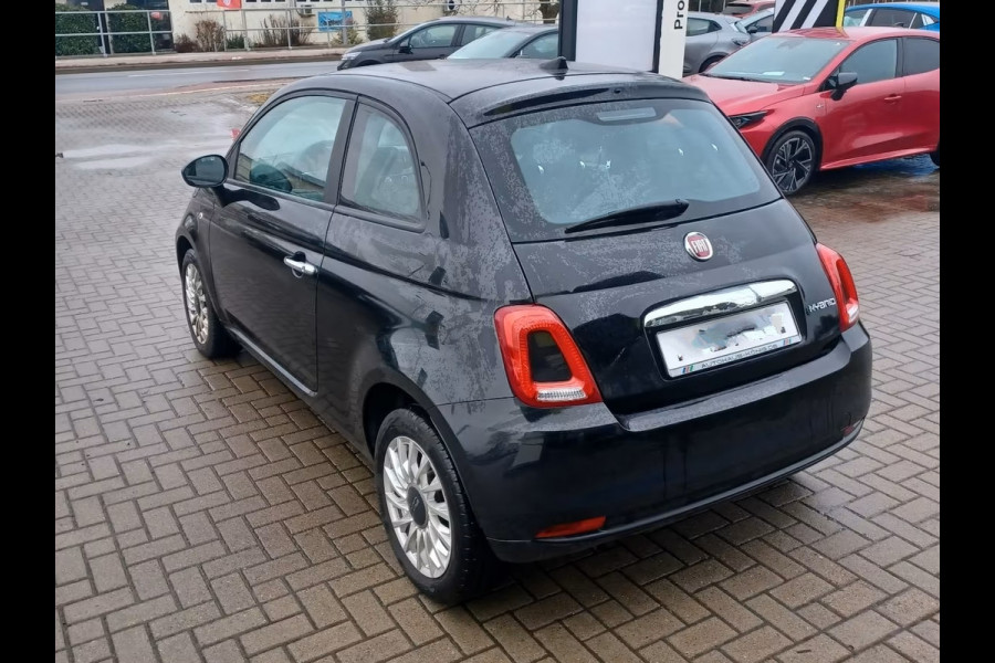 Fiat 500 1.0 Hybrid ** LED, APPLE / ANDROID, CLIMA, SOUND SYSTEEM, CRUISE CONTROL, L.M. VLG ** 1e EIG - UNFALLFREI ** ** INFORMEER OOK NAAR ONZE AANTREKKELIJKE FINANCIAL-LEASE TARIEVEN **