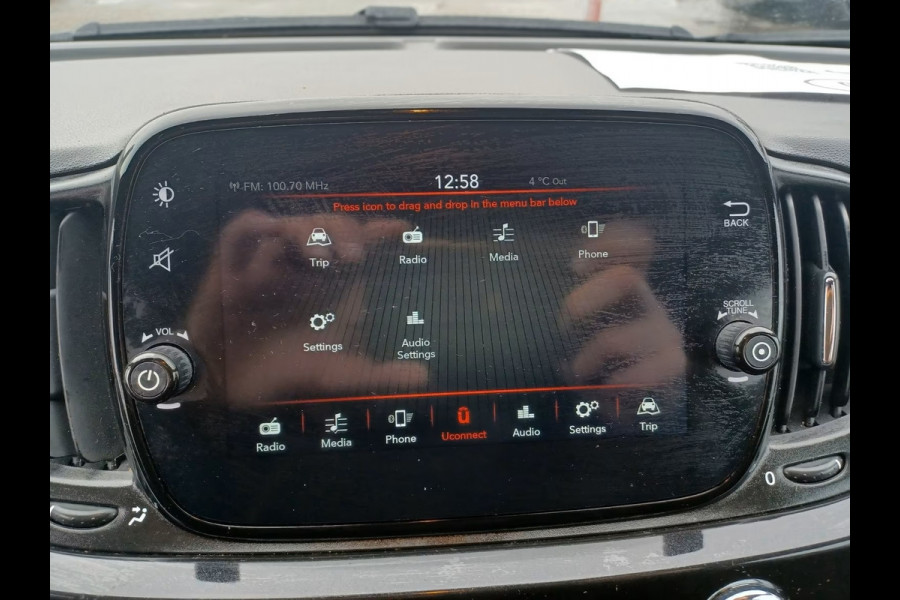 Fiat 500 1.0 Hybrid ** LED, APPLE / ANDROID, CLIMA, SOUND SYSTEEM, CRUISE CONTROL, L.M. VLG ** 1e EIG - UNFALLFREI ** ** INFORMEER OOK NAAR ONZE AANTREKKELIJKE FINANCIAL-LEASE TARIEVEN **