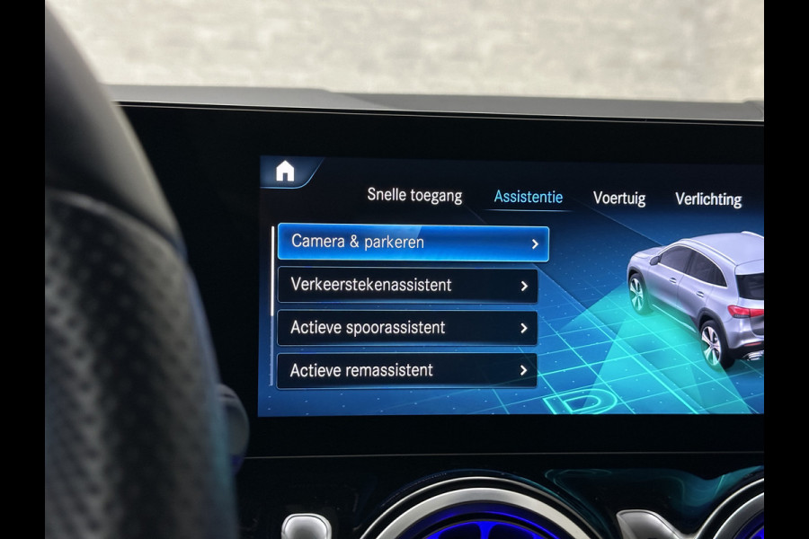 Mercedes-Benz GLA 250 e AMG Line | ACC | 360 Camera | Keyless-Go | Multi-Beam LED | Sfeerverlichting | Trekhaak 1800kg | Widescreen Cockpit | Carbon | Black Optic Pack | Dodehoek | Lane Assist | Getint Glas | Stoelverwarming | Rijklaarprijs 12 mnd. Bovag | Dec. 2022 | 19'' | Autom. Achterklep |