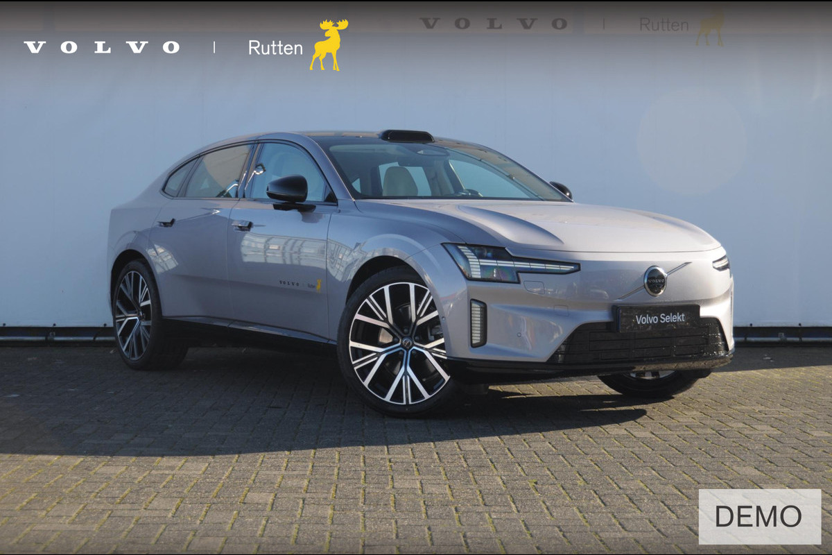 Volvo ES90 333PK Automaat Single Ext. Range Ultra Luchtvering / Bowers & Wilkins / 22" / Pilot Assist Pack / Visual Park assist / Geventileerde voor- en achterstoelen / Panoramadak / Massagefunctie voorstoelen / HD Pixel LED koplampen / Gelaagde zij-ruiten