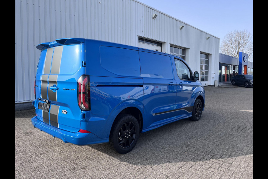 Ford Transit Custom 320 2.5 PHEV L1H1 Sport 233pk | Adaptieve cruise | BLIS | prijs incl. BPM en excl. BTW Dubbele Schuifdeuren elektrisch bedienbaar | Stoelverwarming | All Weather Banden | 360 Camera | Verlengde Fabrieksgarantie tot 10-2029
