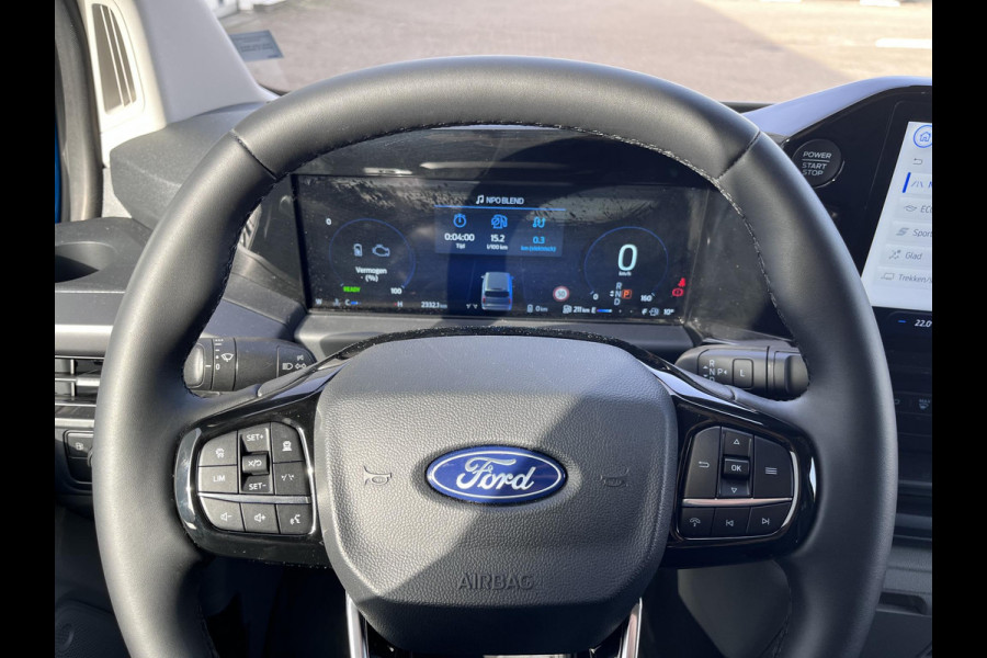 Ford Transit Custom 320 2.5 PHEV L1H1 Sport 233pk | Adaptieve cruise | BLIS | prijs incl. BPM en excl. BTW Dubbele Schuifdeuren elektrisch bedienbaar | Stoelverwarming | All Weather Banden | 360 Camera | Verlengde Fabrieksgarantie tot 10-2029