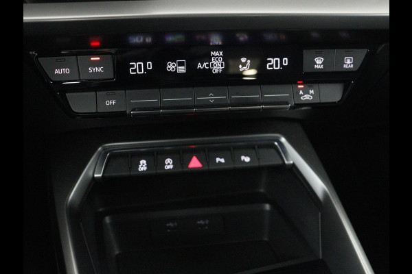 Audi A3 30 TFSI Advanced edition | Sportstoelen | Carplay | Virtual Cockpit | Park Assist | Full LED | Navigatie | Climate control | Bluetooth | 17'' | Cruise control