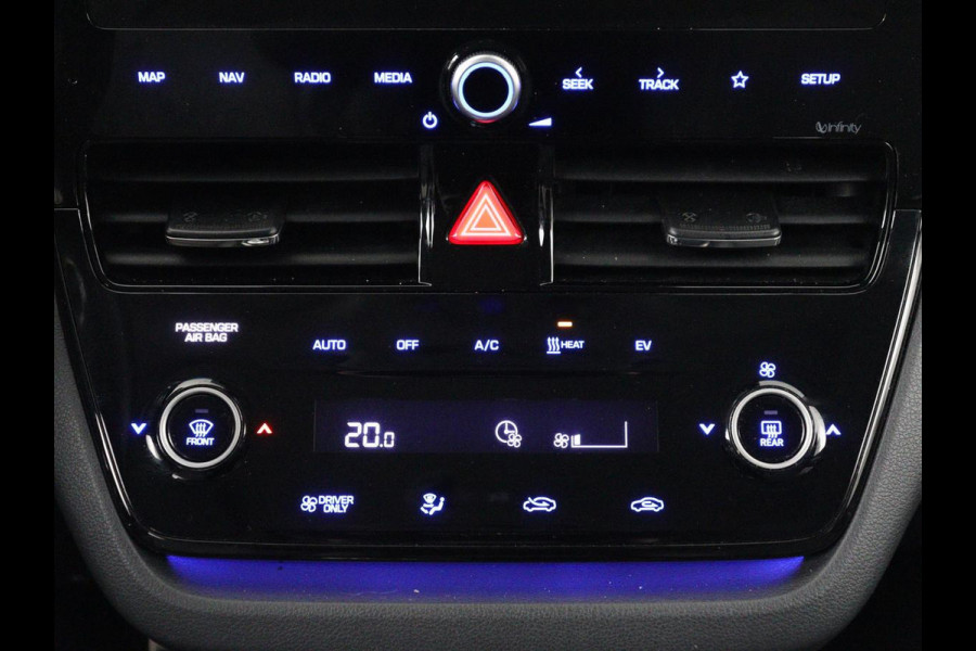 Hyundai IONIQ Premium EV 38 kWh | SOH 100% | Schuifdak | Stoelventilatie | Leder | Warmtepomp | Adaptive cruise | Camera | Achterbankverwarming | Carplay | Infinity Sound | Memory | Full LED | Keyless