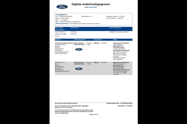 Ford Focus 1.0 EcoBoost Titanium Business 125pk/92kW 6-bak | Design Pack | Technology Pack | Driver Assistance Pack | Winter Pack | etc. etc.
