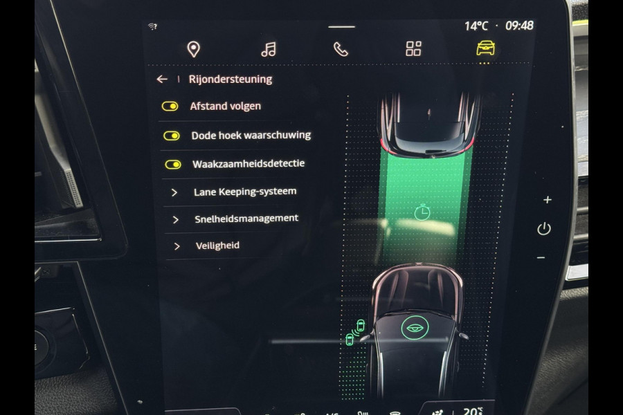 Renault Austral 1.2 E-Tech full hybrid 200 iconic STOEL STUURVERWARMING | 1/2 LEDER | 360 CAMERA