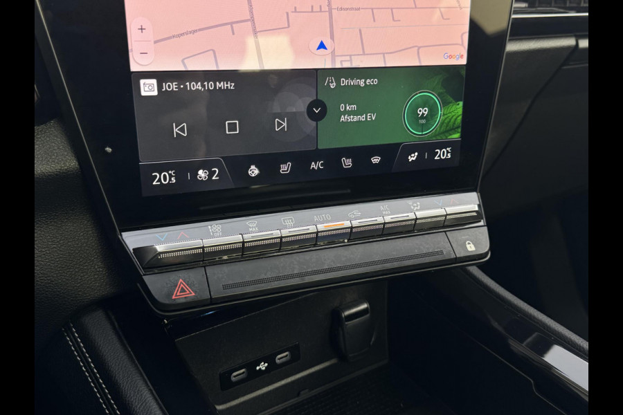 Renault Austral 1.2 E-Tech full hybrid 200 iconic STOEL STUURVERWARMING | 1/2 LEDER | 360 CAMERA