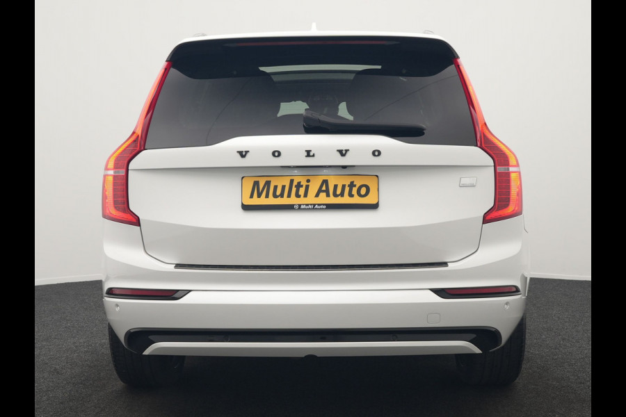 Volvo XC90 T8 Recharge AWD Ultimate Dark 7 Persoons LONG RANGE Plug In Hybrid 455pk Dealer O.H. PHEV | Trekhaak Af Fabriek | Panodak | Luchtvering | Adaptive Cruise | 360 Camera | Harman / Kardon | Lederen Sportstoelen Memory & Verwarmd | Google Assistent | Keyless | 22"L.M |
