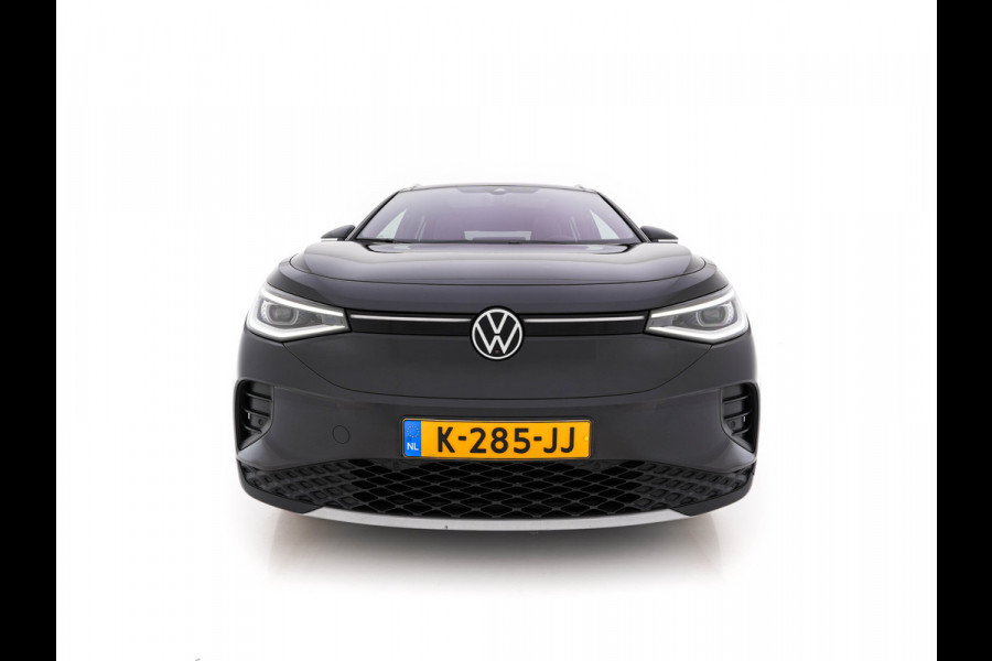 Volkswagen ID.4 First Max 77 kWh [ 3-Fase ] {SOH-81%} (INCL.BTW) Aut. *PANO | HEAD-UP | LEATHER-FABRIC | FULL-LED | MEMORY-PACK | TOP-VIEW | BLIND-SPOT | HEATED-SPORTSEATS | DIGI-COCKPIT | DAB+ | 19''ALU*