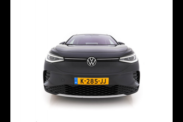 Volkswagen ID.4 First Max 77 kWh [ 3-Fase ] {SOH-81%} (INCL.BTW) Aut. *PANO | HEAD-UP | LEATHER-FABRIC | FULL-LED | MEMORY-PACK | TOP-VIEW | BLIND-SPOT | HEATED-SPORTSEATS | DIGI-COCKPIT | DAB+ | 19''ALU*