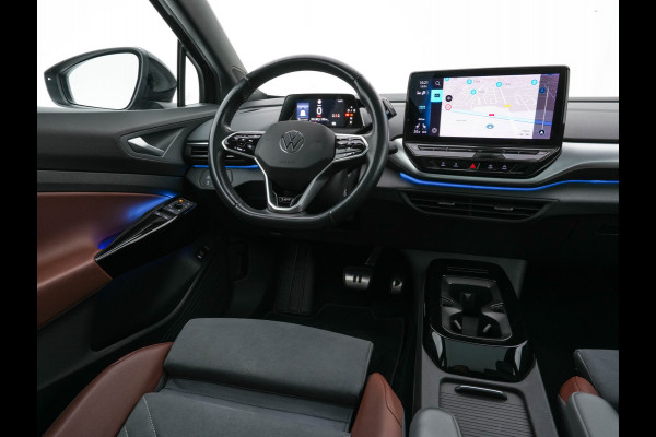 Volkswagen ID.4 First Max 77 kWh [ 3-Fase ] {SOH-81%} (INCL.BTW) Aut. *PANO | HEAD-UP | LEATHER-FABRIC | FULL-LED | MEMORY-PACK | TOP-VIEW | BLIND-SPOT | HEATED-SPORTSEATS | DIGI-COCKPIT | DAB+ | 19''ALU*
