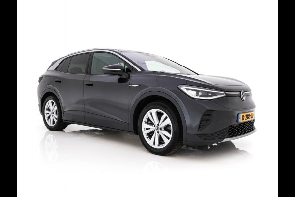 Volkswagen ID.4 First Max 77 kWh [ 3-Fase ] {SOH-81%} (INCL.BTW) Aut. *PANO | HEAD-UP | LEATHER-FABRIC | FULL-LED | MEMORY-PACK | TOP-VIEW | BLIND-SPOT | HEATED-SPORTSEATS | DIGI-COCKPIT | DAB+ | 19''ALU*