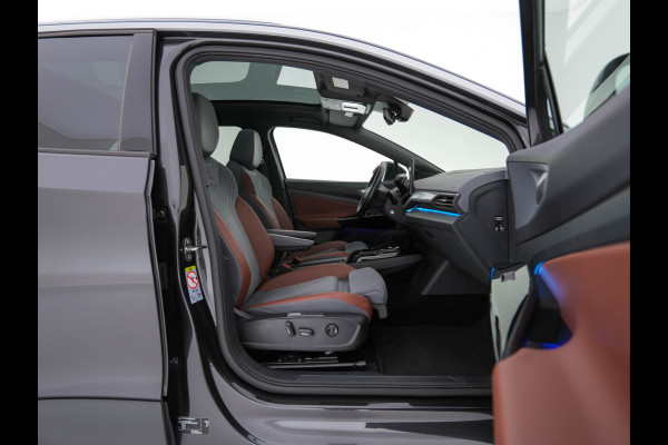 Volkswagen ID.4 First Max 77 kWh [ 3-Fase ] {SOH-81%} (INCL.BTW) Aut. *PANO | HEAD-UP | LEATHER-FABRIC | FULL-LED | MEMORY-PACK | TOP-VIEW | BLIND-SPOT | HEATED-SPORTSEATS | DIGI-COCKPIT | DAB+ | 19''ALU*