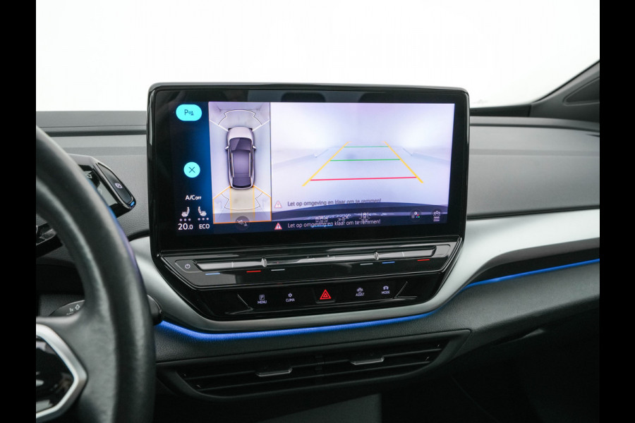 Volkswagen ID.4 First Max 77 kWh [ 3-Fase ] {SOH-81%} (INCL.BTW) Aut. *PANO | HEAD-UP | LEATHER-FABRIC | FULL-LED | MEMORY-PACK | TOP-VIEW | BLIND-SPOT | HEATED-SPORTSEATS | DIGI-COCKPIT | DAB+ | 19''ALU*