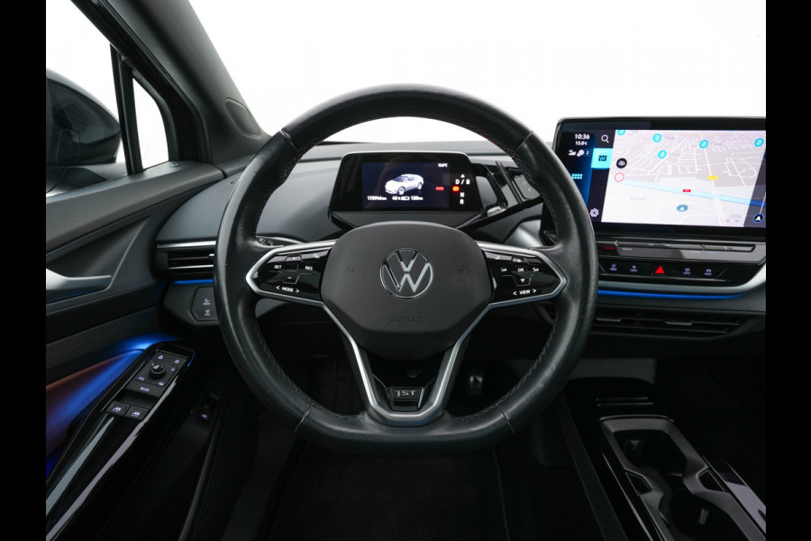 Volkswagen ID.4 First Max 77 kWh [ 3-Fase ] {SOH-81%} (INCL.BTW) Aut. *PANO | HEAD-UP | LEATHER-FABRIC | FULL-LED | MEMORY-PACK | TOP-VIEW | BLIND-SPOT | HEATED-SPORTSEATS | DIGI-COCKPIT | DAB+ | 19''ALU*