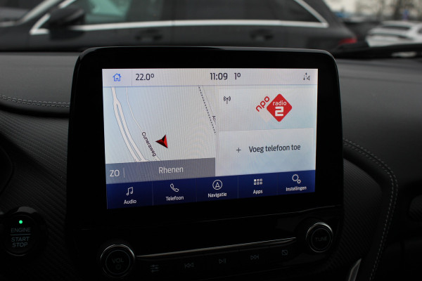 Ford Puma 1.0 EcoBoost Hybrid ST-Line X Vignale 155pk / NL Auto! / Full option! / Trekhaak / Panoramadak / Camera / Leder / CarPlay / B&O / 18'' / Keyless / Stuur+Stoelverwarming / Dodehoek / DAB / Verwarmde voorruit / ACC