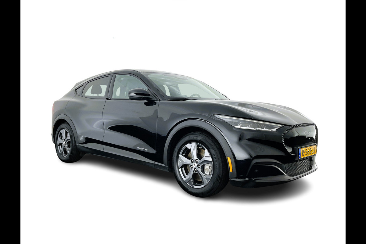 Ford Mustang Mach-E RWD 75 kWh [ 3-Fase-11kW ] {SOH-83%} (INCL-BTW)  Aut. *LEATHER | FULL-LED | DAB | DIGI-COCKPIT | KEYLESS | NAVI-FULLMAP | CARPLAY | HEATED-COMFORTSEATS | TOPVIEW | ADAPTIVE-CRUISE | PRIVACY-GLASS | 18'' ALU*