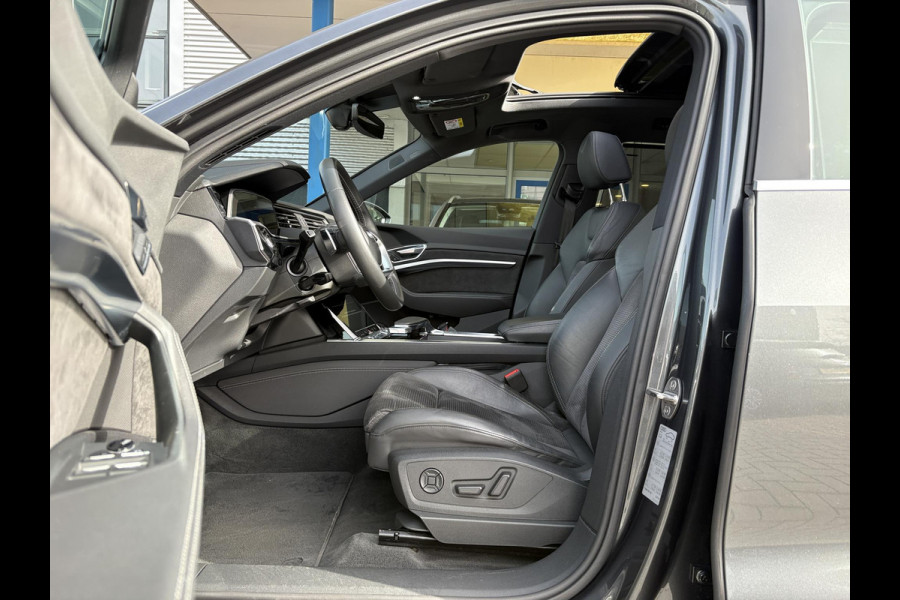 Audi e-tron 55 quattro S edition 95 kWh | Panoramadak | Stoelverwarming | Luchtvering | Memory Seats | ACC | B&O |