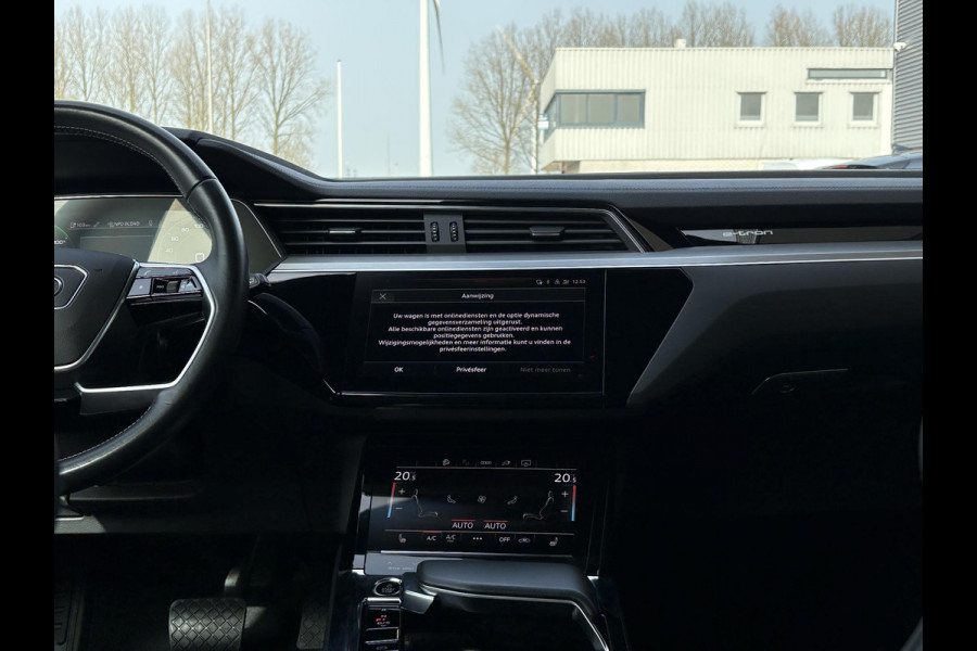 Audi e-tron 55 quattro S edition 95 kWh | Panoramadak | Stoelverwarming | Luchtvering | Memory Seats | ACC | B&O |