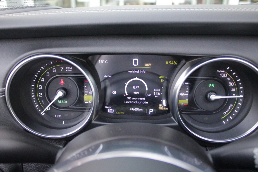 Jeep Wrangler Unlimited 4xe 380PK SAHARA OVERLAND | TRAILRATED | NAVIGATIE | APPLE CARPLAY/ANDROID AUTO | ACHTER/VOOR CAMERA | UITNEEMBARE DAKPLATEN | HARDTOP IN KLEUR | LEDEREN BEKLEDING | STOEL/STUUR VERWARMING | LED KOPLAMPEN | ADAPTIVE CRUISE CONTROL | TREE PLANKEN | HARD WHEELCOVER |