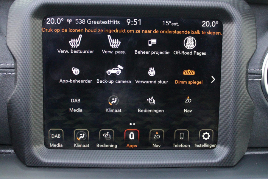 Jeep Wrangler Unlimited 4xe 380PK SAHARA OVERLAND | TRAILRATED | NAVIGATIE | APPLE CARPLAY/ANDROID AUTO | ACHTER/VOOR CAMERA | UITNEEMBARE DAKPLATEN | HARDTOP IN KLEUR | LEDEREN BEKLEDING | STOEL/STUUR VERWARMING | LED KOPLAMPEN | ADAPTIVE CRUISE CONTROL | TREE PLANKEN | HARD WHEELCOVER |