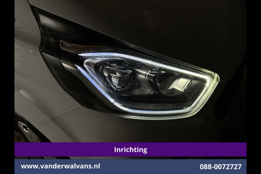 Ford Transit Custom 2.0 TDCI 130pk L2H1 Inrichting Euro6 Airco | Camera | 2800kg Trekhaak | LED | Android Auto Cruisecontrol, Verwarmde voorruit, Stoelverwarming, Parkeersensoren, Bijrijdersbank