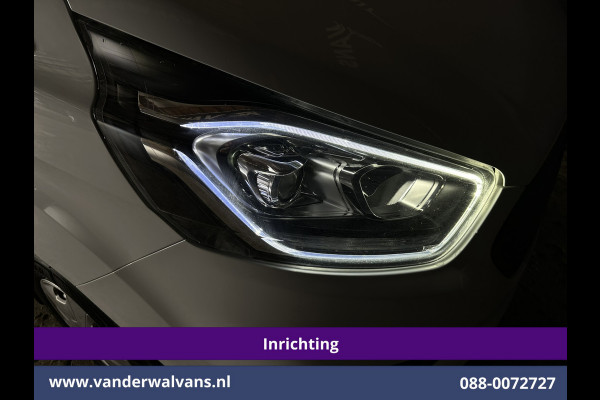 Ford Transit Custom 2.0 TDCI 130pk L2H1 Inrichting Euro6 Airco | Camera | 2800kg Trekhaak | LED | Android Auto Cruisecontrol, Verwarmde voorruit, Stoelverwarming, Parkeersensoren, Bijrijdersbank