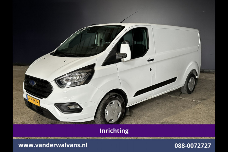 Ford Transit Custom 2.0 TDCI 130pk L2H1 Inrichting Euro6 Airco | Camera | 2800kg Trekhaak | LED | Android Auto Cruisecontrol, Verwarmde voorruit, Stoelverwarming, Parkeersensoren, Bijrijdersbank