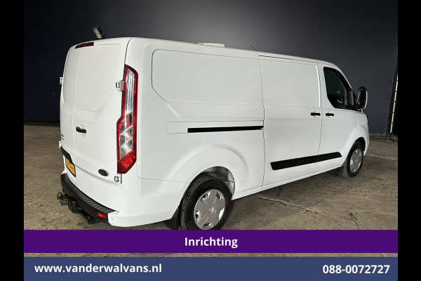Ford Transit Custom 2.0 TDCI 130pk L2H1 Inrichting Euro6 Airco | Camera | 2800kg Trekhaak | LED | Android Auto Cruisecontrol, Verwarmde voorruit, Stoelverwarming, Parkeersensoren, Bijrijdersbank
