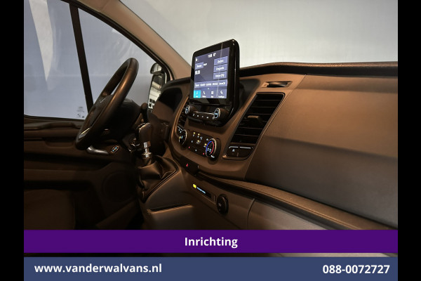 Ford Transit Custom 2.0 TDCI 130pk L2H1 Inrichting Euro6 Airco | Camera | 2800kg Trekhaak | LED | Android Auto Cruisecontrol, Verwarmde voorruit, Stoelverwarming, Parkeersensoren, Bijrijdersbank