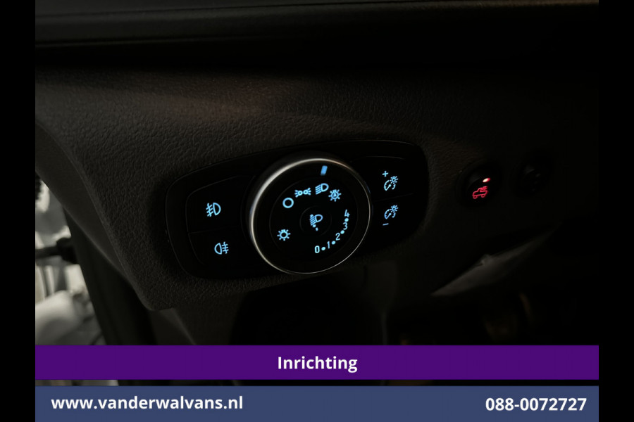 Ford Transit Custom 2.0 TDCI 130pk L2H1 Inrichting Euro6 Airco | Camera | 2800kg Trekhaak | LED | Android Auto Cruisecontrol, Verwarmde voorruit, Stoelverwarming, Parkeersensoren, Bijrijdersbank