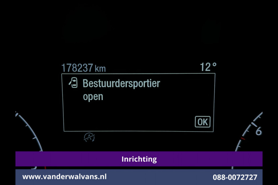 Ford Transit Custom 2.0 TDCI 130pk L2H1 Inrichting Euro6 Airco | Camera | 2800kg Trekhaak | LED | Android Auto Cruisecontrol, Verwarmde voorruit, Stoelverwarming, Parkeersensoren, Bijrijdersbank