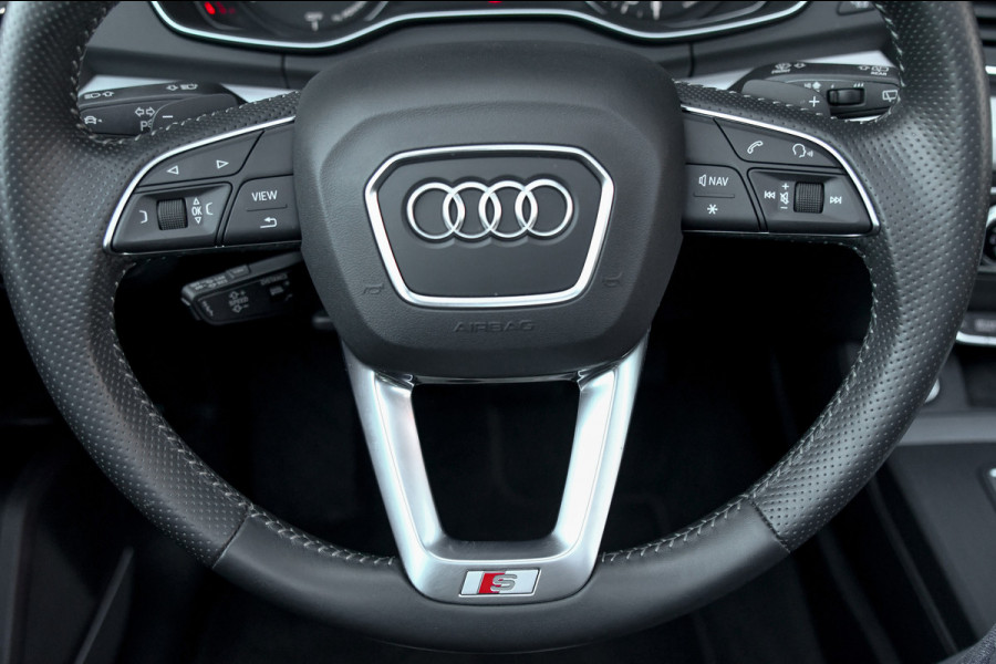 Audi Q5 55 TFSI e quattro Competition 3x S-Line. Luchtv, Pano, ACC, B&O, Camera, Keyless, Matrix, CarPlay, Dodeh!