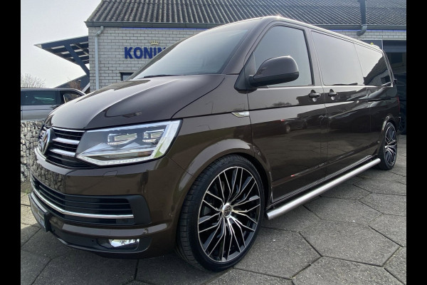 Volkswagen Transporter Multivan 2.0 TDI L2H1 DC 4Motion Highline/ Leer/ Schuifdr. (2)/ Schuif-kanteldak/ Privacy/ Trekhaak