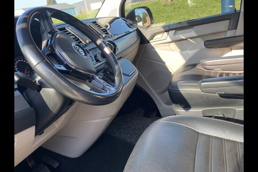Volkswagen Transporter Multivan 2.0 TDI L2H1 DC 4Motion Highline/ Leer/ Schuifdr. (2)/ Schuif-kanteldak/ Privacy/ Trekhaak