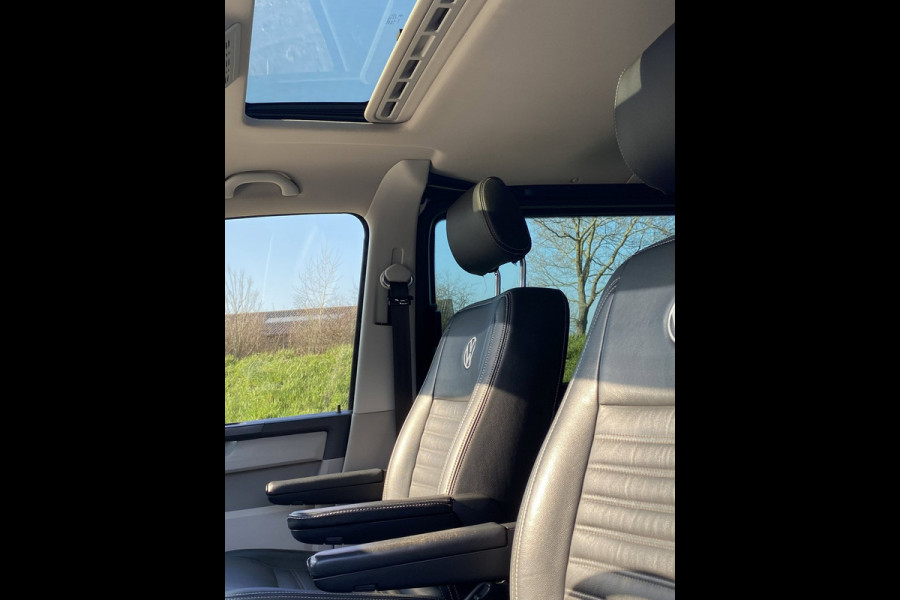 Volkswagen Transporter Multivan 2.0 TDI L2H1 DC 4Motion Highline/ Leer/ Schuifdr. (2)/ Schuif-kanteldak/ Privacy/ Trekhaak