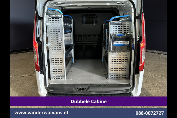 Ford Transit Custom 2.0 TDCI 130pk L2H1 Dubbele Cabine Euro6 inrichting | Airco | 5-Zits | LED | Cruisecontrol Stoelverwarming, Parkeersensoren, Achterklep