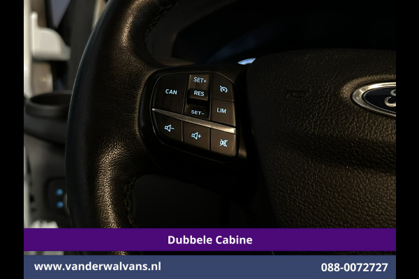 Ford Transit Custom 2.0 TDCI 130pk L2H1 Dubbele Cabine Euro6 inrichting | Airco | 5-Zits | LED | Cruisecontrol Stoelverwarming, Parkeersensoren, Achterklep
