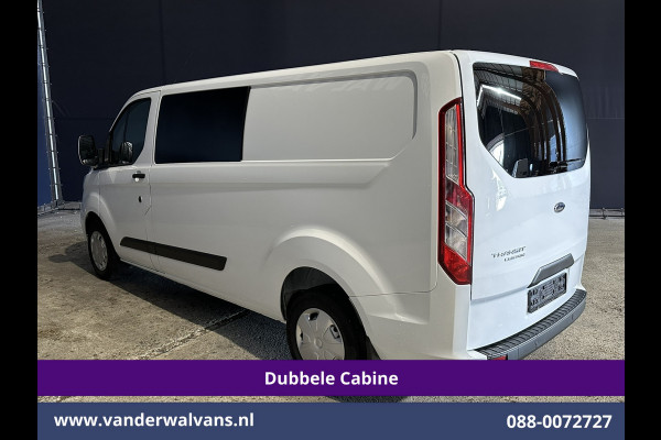 Ford Transit Custom 2.0 TDCI 130pk L2H1 Dubbele Cabine Euro6 inrichting | Airco | 5-Zits | LED | Cruisecontrol Stoelverwarming, Parkeersensoren, Achterklep