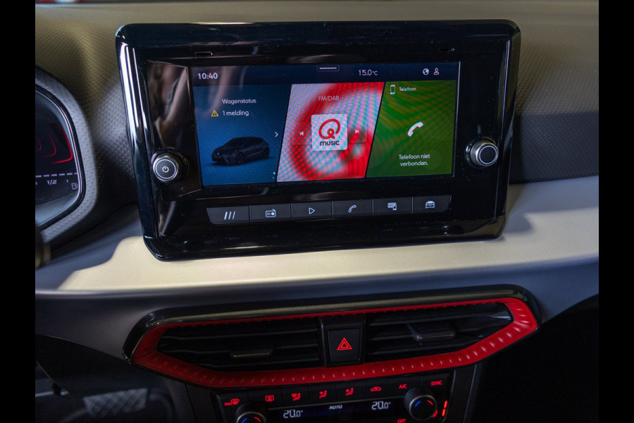 Seat Ibiza 1.0 EcoTSI FR Business Connect / 115pk / Achteruitrijcamera / Apple Carplay / Airco / Stoelverwarming /